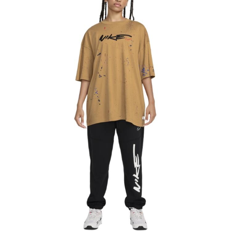 Футболка женская хаки Nike — фото 3