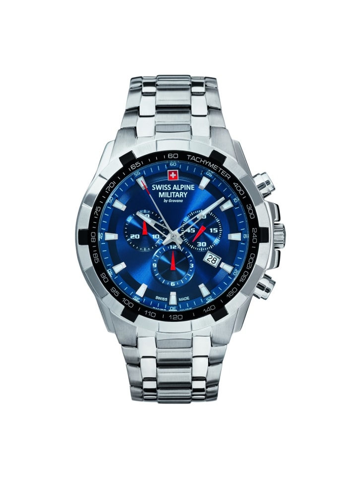 

Swiss Military Кварцевые часы 7043.9135SAM серебристого цвета