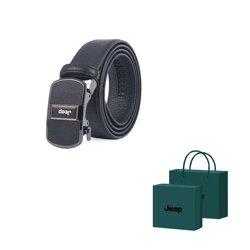 

Ремень мужской из натуральной кожи Top Grain шириной 35 см Jeep, черный