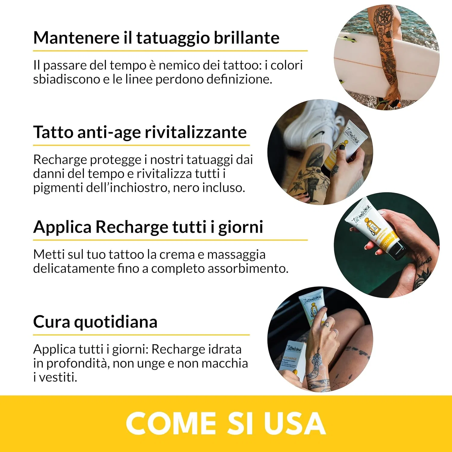 Крем для ухода за татуировками DOUBLE RECHARGE, 2 x 100 мл Tattoolicious — фото 4