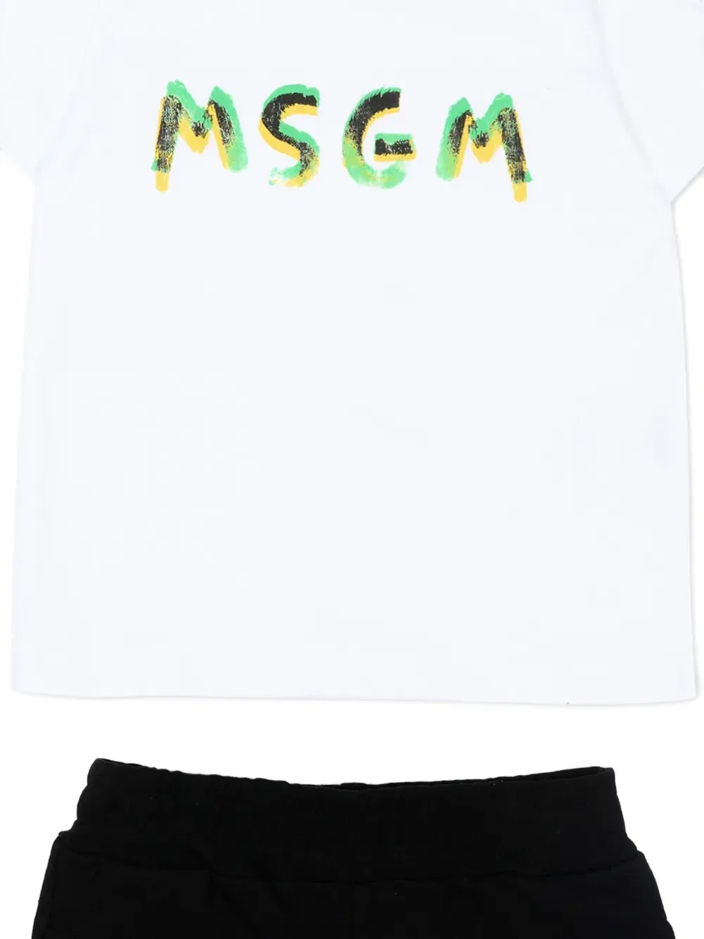 Спортивный костюм с логотипом Msgm Kids, белый — фото 3