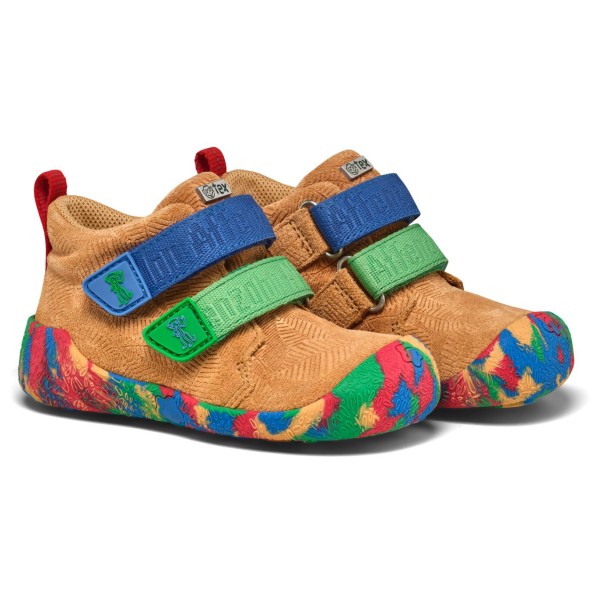 

Первые детские кроссовки для ходьбы, кожаные, разговорчивые, босиком Affenzahn, бежевый