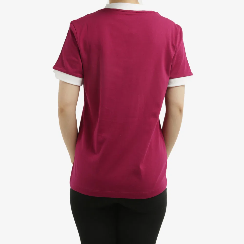 Футболка женская Burgundy Adidas Originals — фото 4