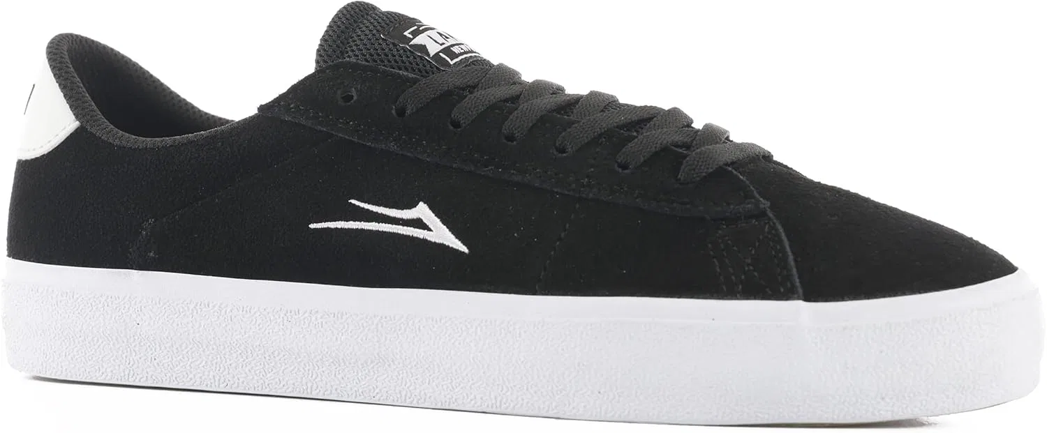 Скейтбордические кеды Lakai Newport, Black Suede — фото 2