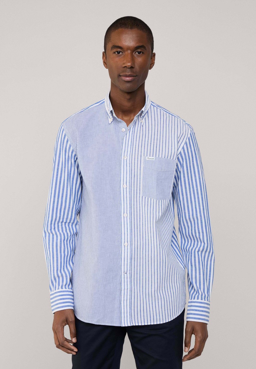 

Рубашка REGULAR FIT STRIPED Façonnable, темно-синий