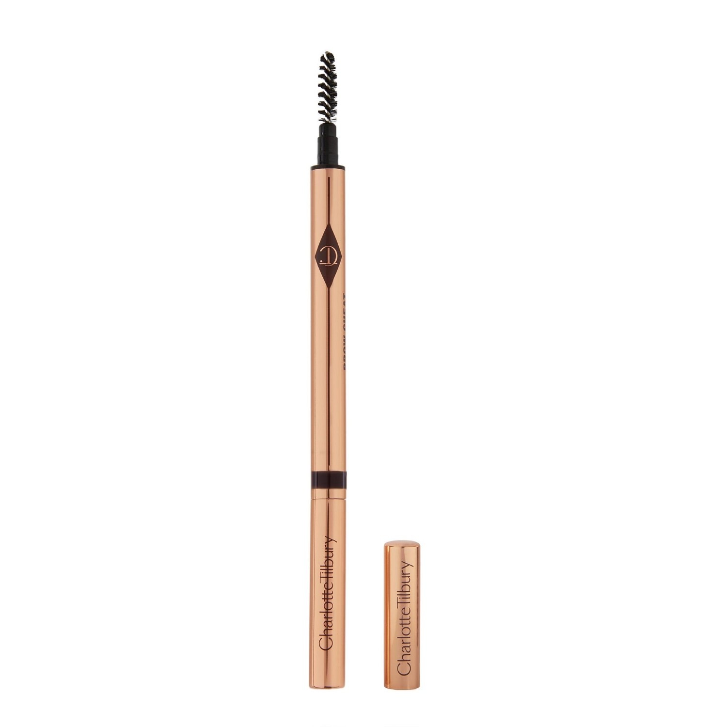 Карандаш для бровей brow cheat Charlotte Tilbury, black brown, вес 0.1 гр. — фото 3