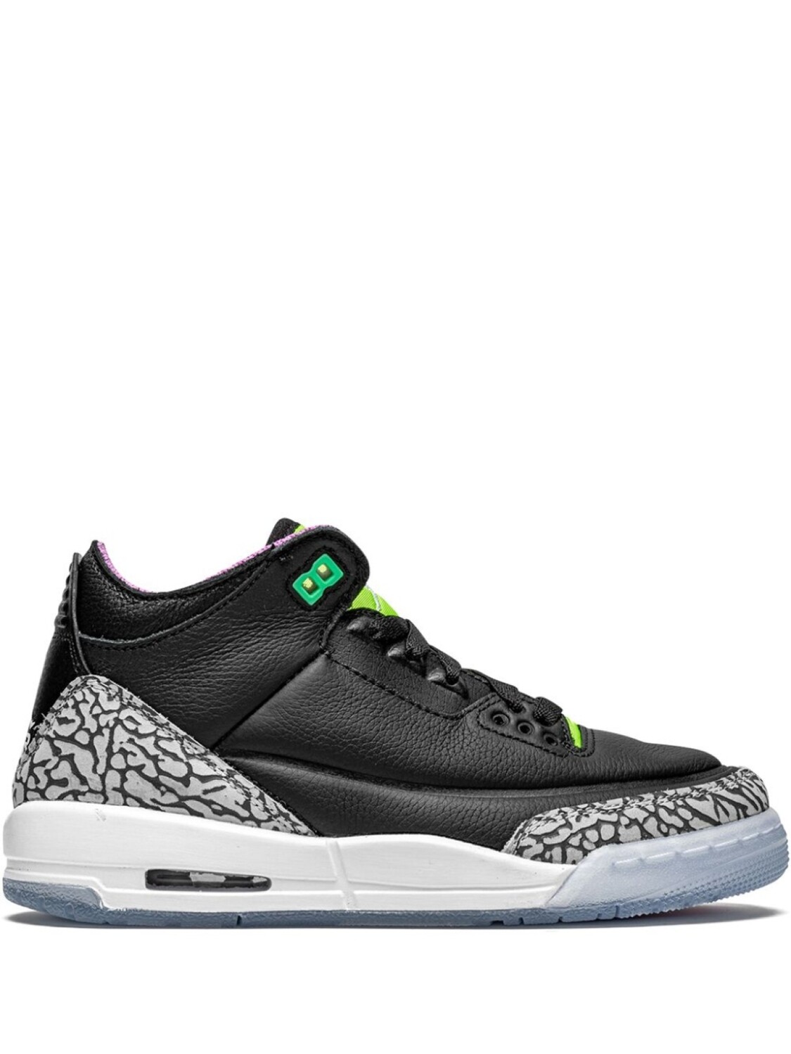 

Кроссовки Jordan 3 Retro Electric Green Jordan Kids, черный