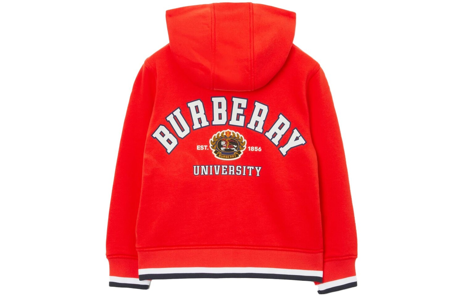 Толстовка детская Burberry на молнии, красный — фото 2
