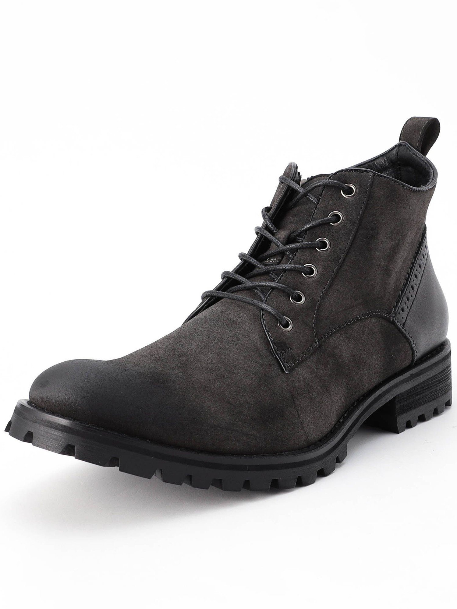 Ботинки с подошвой-«танком» HIDEAWAYS NICOLE, 39 Charcoal Gray — фото 4
