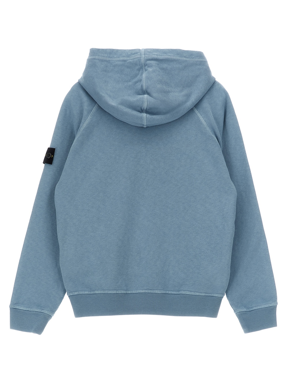 Худи из хлопка Malfilé Stone Island Junior, голубой — фото 2