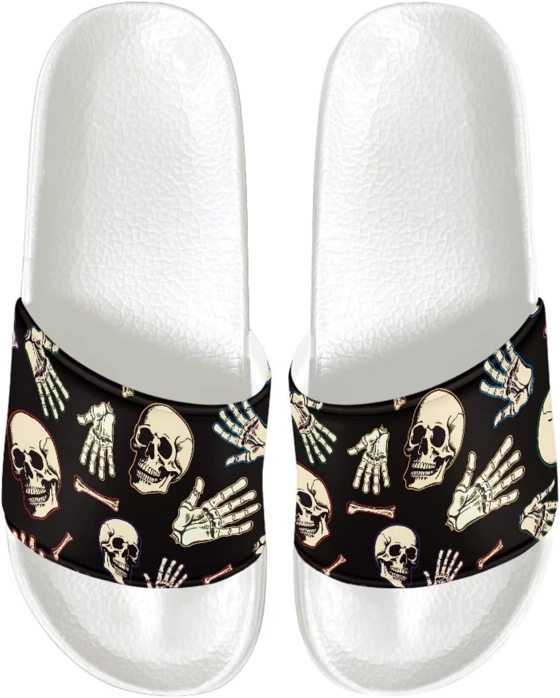 

Мужские шлепанцы Pugasmiru, сандалии с нескользящей подошвой для душа и дома (белая подошва)