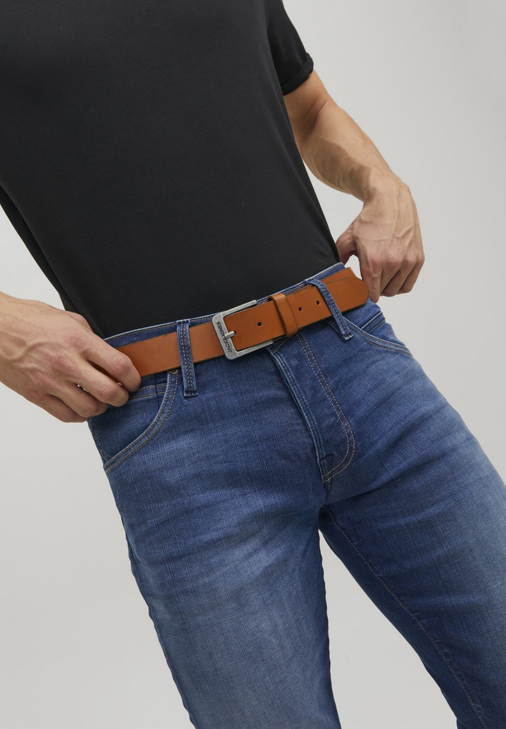 

Ремень JACROCK BELT Jack & Jones, цвет cognac