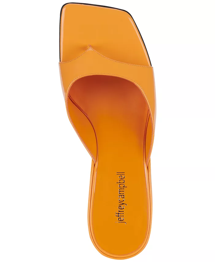 Сандалии Honey-Bun на платформе с клиновидным каблуком Jeffrey Campbell, оранжевый — фото 4