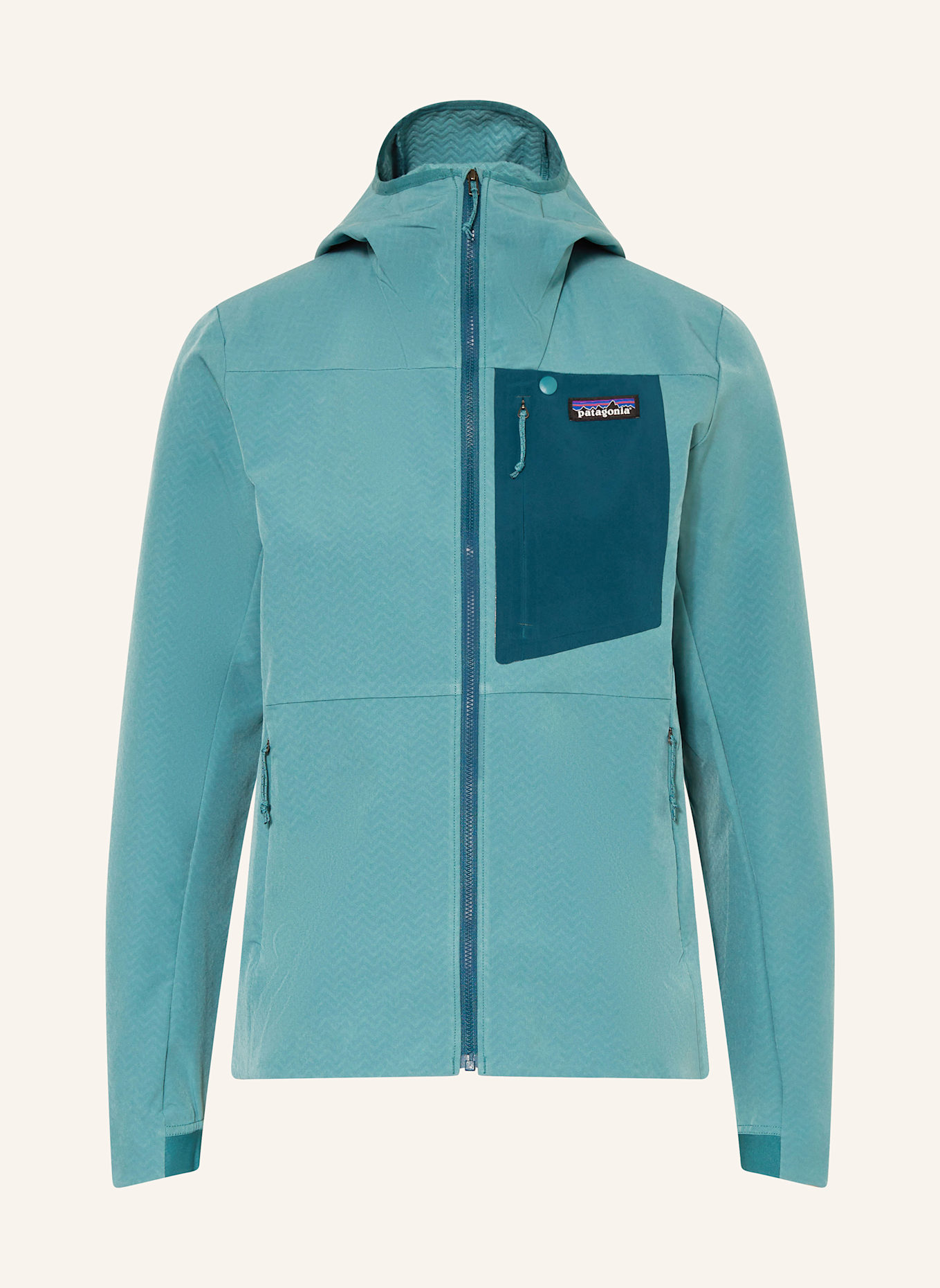 

Функциональная куртка R1 CrossStrata Patagonia, синий
