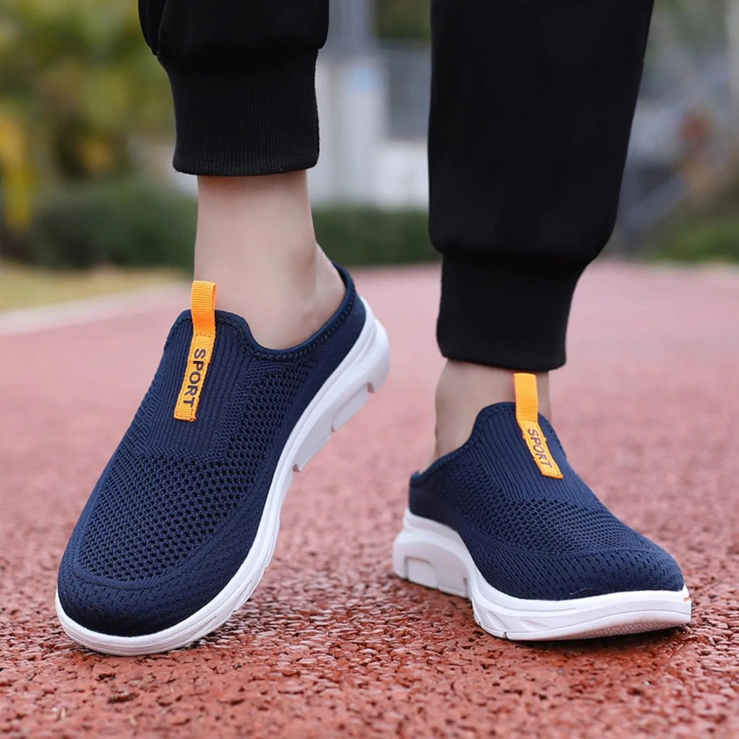 Мужские мюли FUNCOS Navy Blue — фото 4