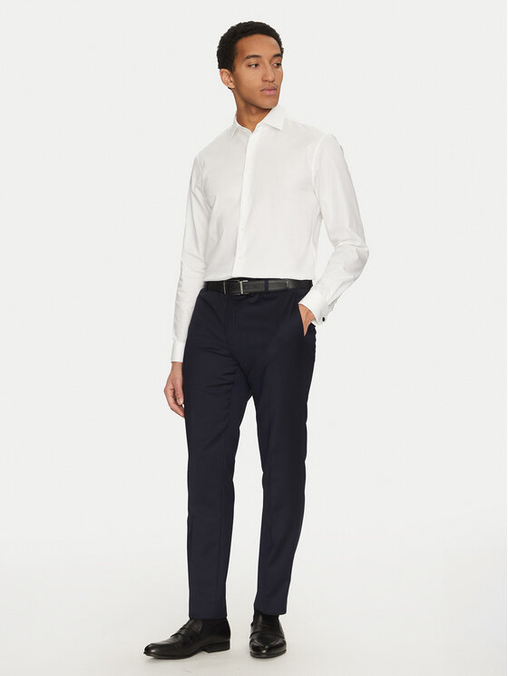 Рубашка обычного кроя K10K107889 Calvin Klein, белый — фото 2