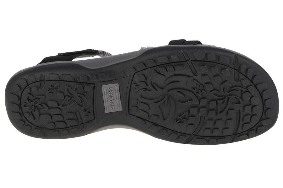 Сандалии Skechers, модель Reggae Slim-takes, два цвета, черный — фото 4