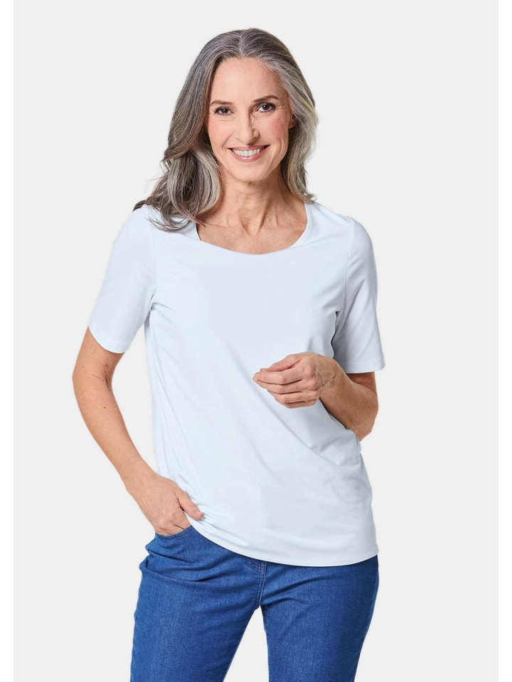 

GOLDNER Футболка. Футболка в хорошем состоянии, из ткани, сохраняющей форму, белого цвета, Белый, GOLDNER Футболка. Футболка в хорошем состоянии, из ткани, сохраняющей форму, белого цвета