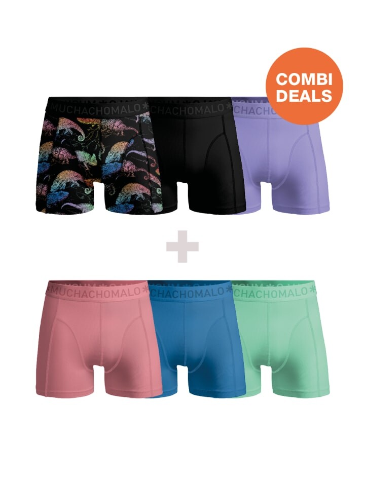 

Трусы боксеры Muchachomalo 6er-Set: Boxershort, цвет Mehrfarbig - für Herren