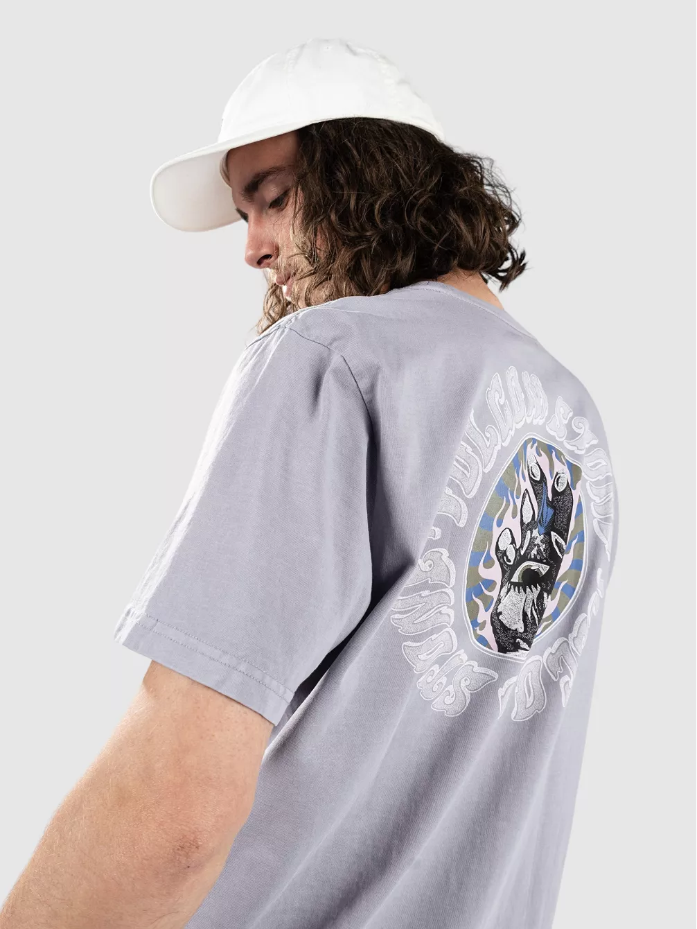 

Футболка Каменного Оракула Volcom, фиолетовый