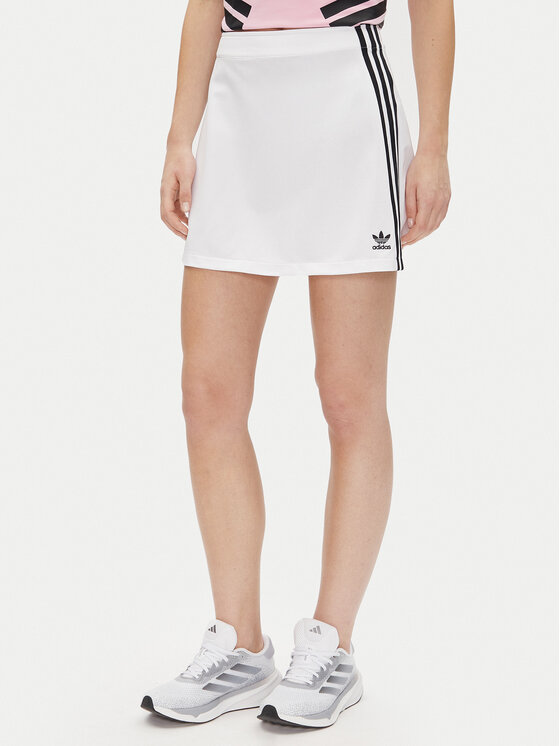 

Трапециевидная юбка стандартный крой adicolor 3-Stripes JD0284 Adidas, белый