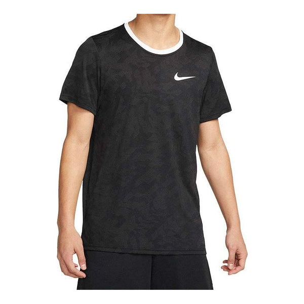 

Футболка Nike Solid Men Round Neck T-Shirt 'Black', черный