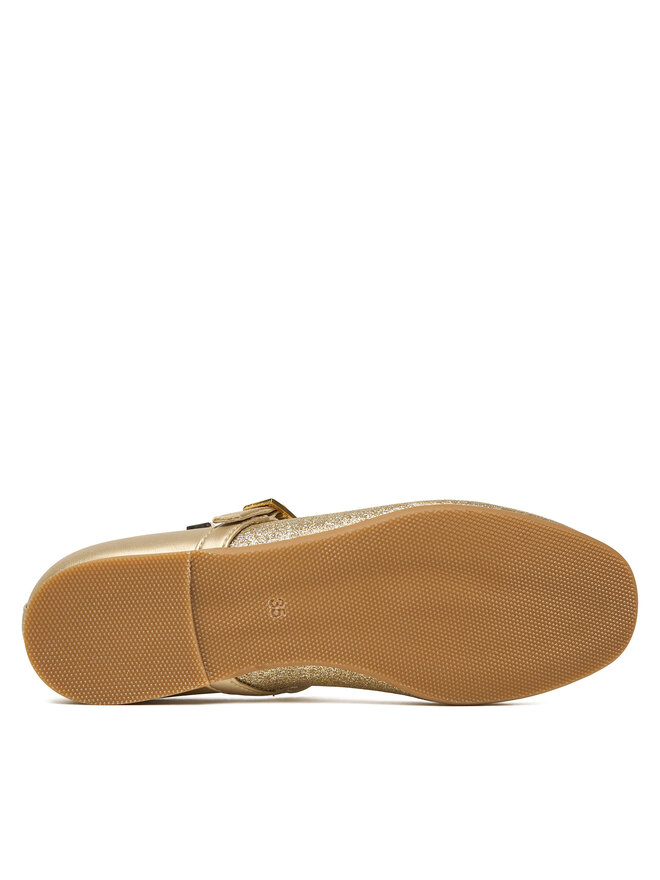 Балетки Tommy Hilfiger Ballerina T4A3-33930-0572 S Goldfarben — фото 4