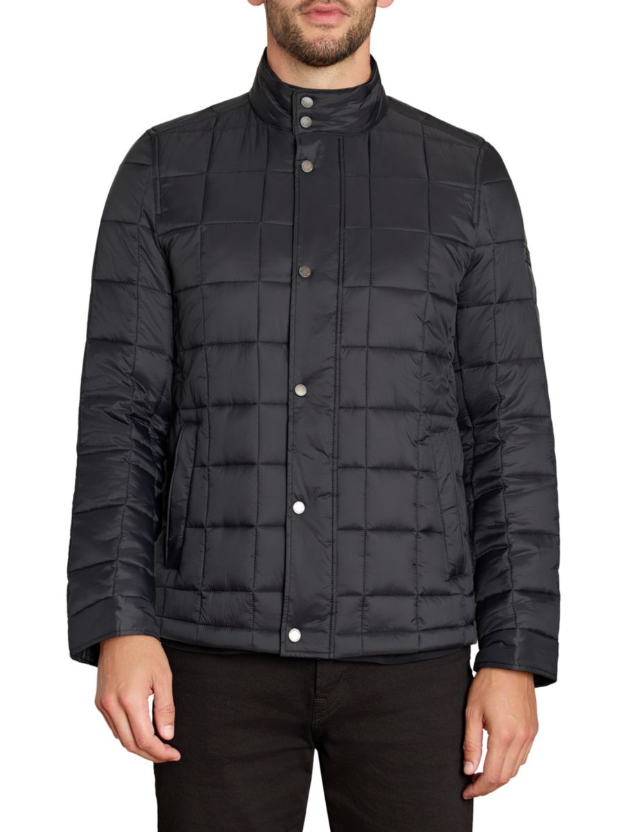 

Стеганая куртка Box Quilt Sam Edelman, черный