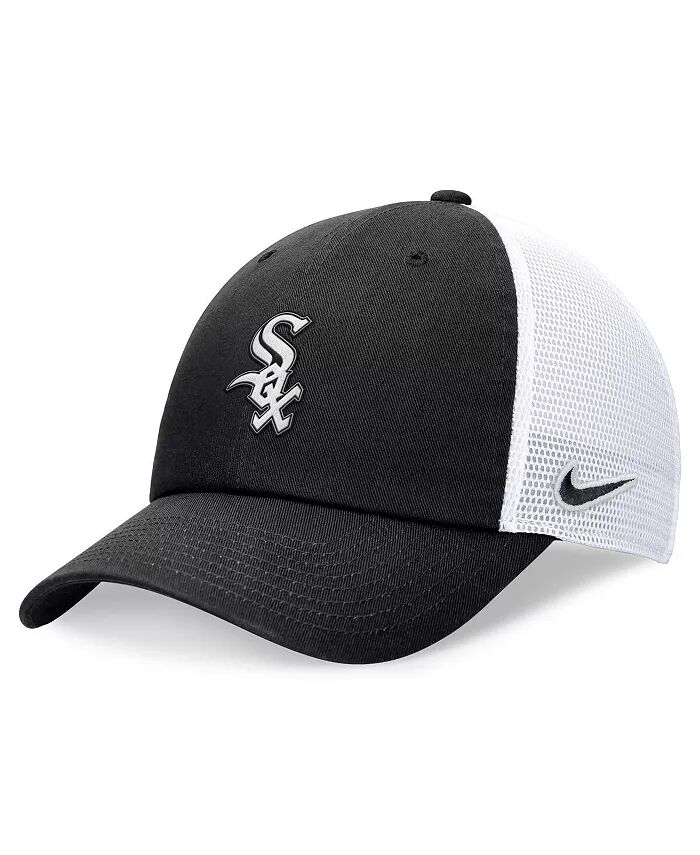 

Мужская черная регулируемая кепка Chicago White Sox Evergreen Club Trucker Nike, черный