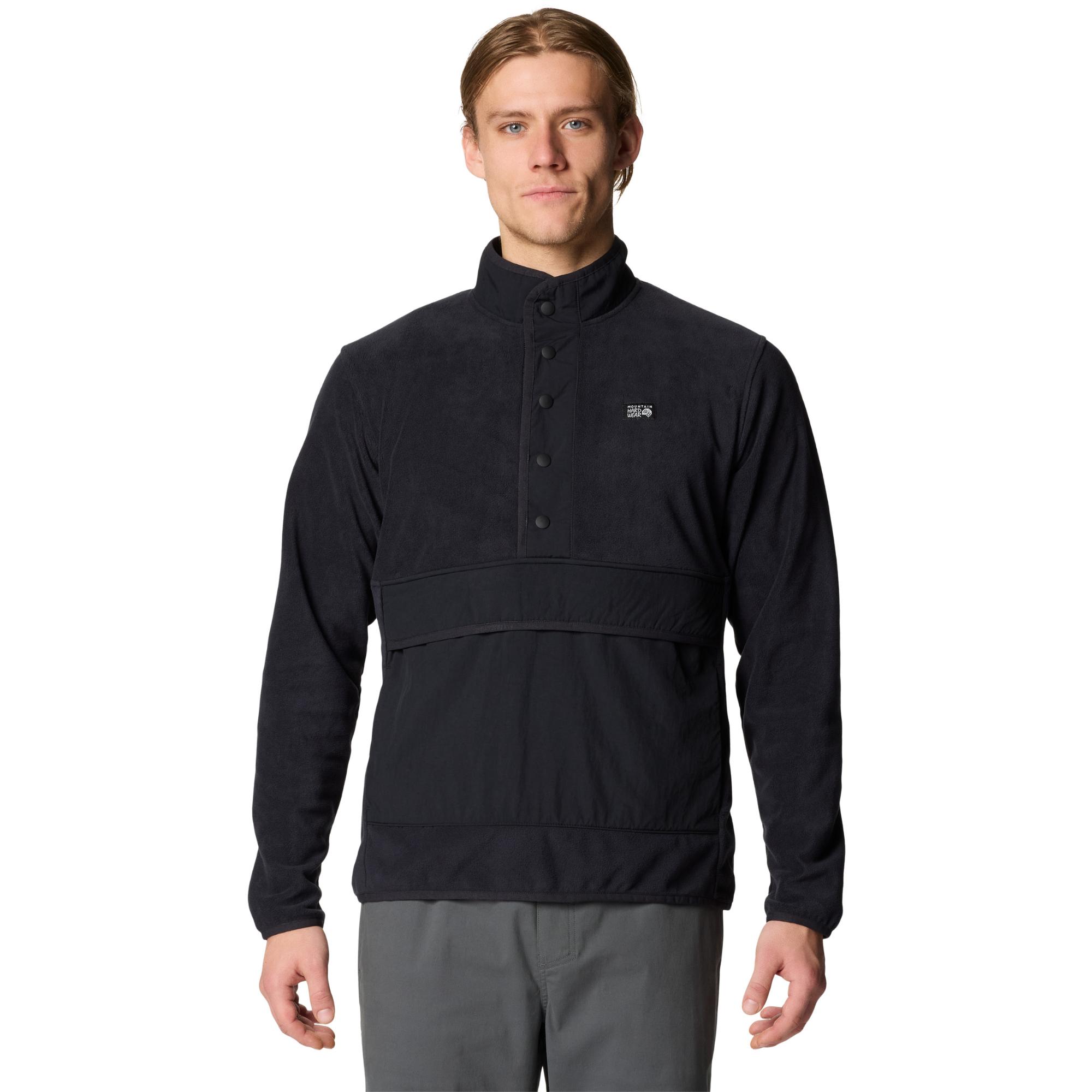 

Мужской флисовый пуловер Microchill на кнопках Mountain Hardwear, Black