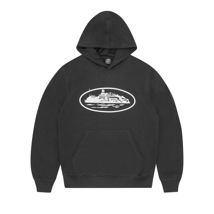

Худи Corteiz CRTZ Alcatraz Hoodie Black, черный