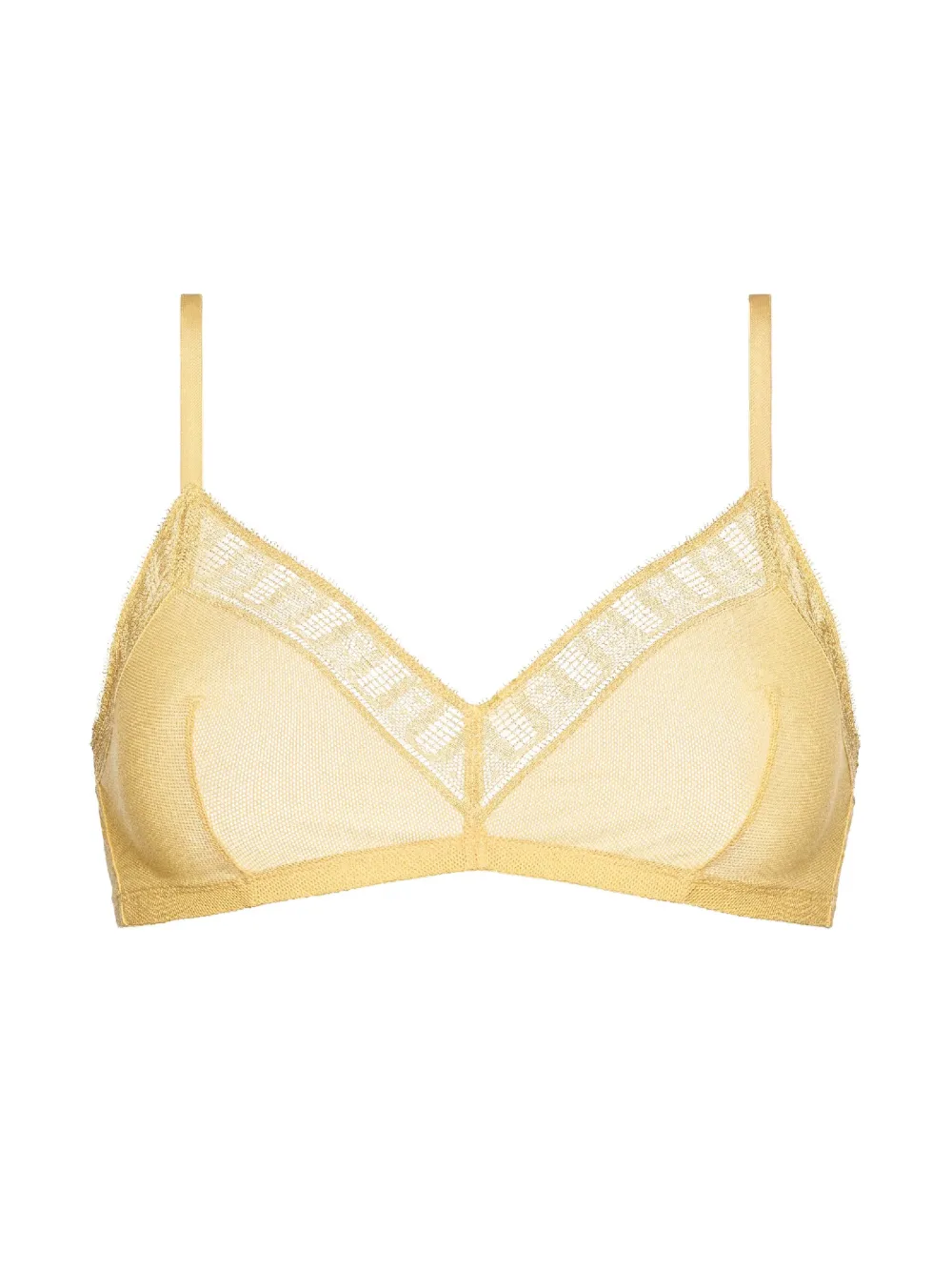 

Кружевной бюстгальтер Mmoire с треугольными чашками Eres, желтый