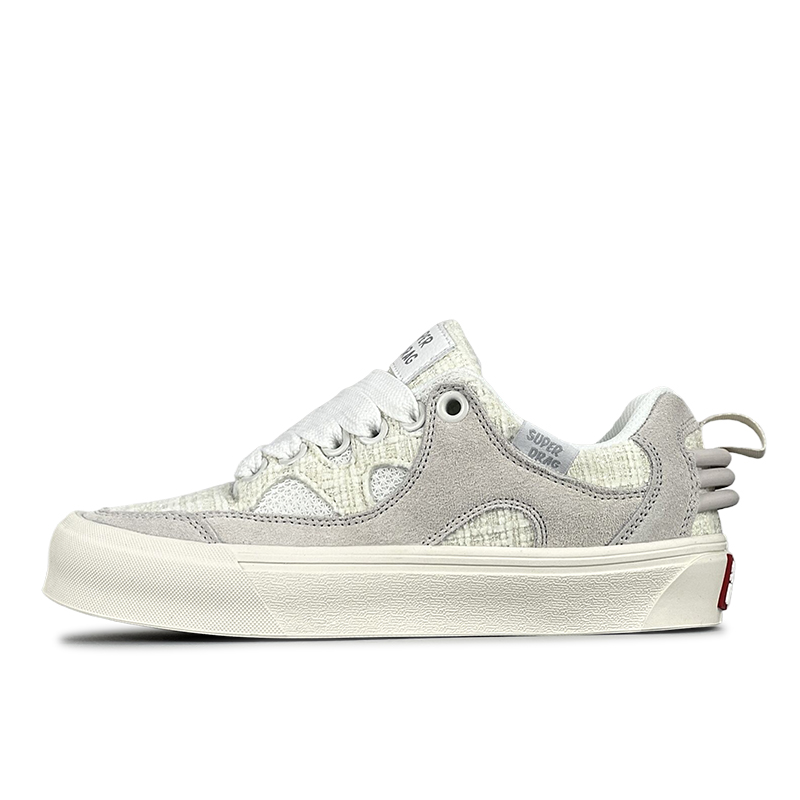 

Кроссовки LuzaoT SUPER DRAG Skateboarding Shoes Unisex Low-top Beige/White, бежевый