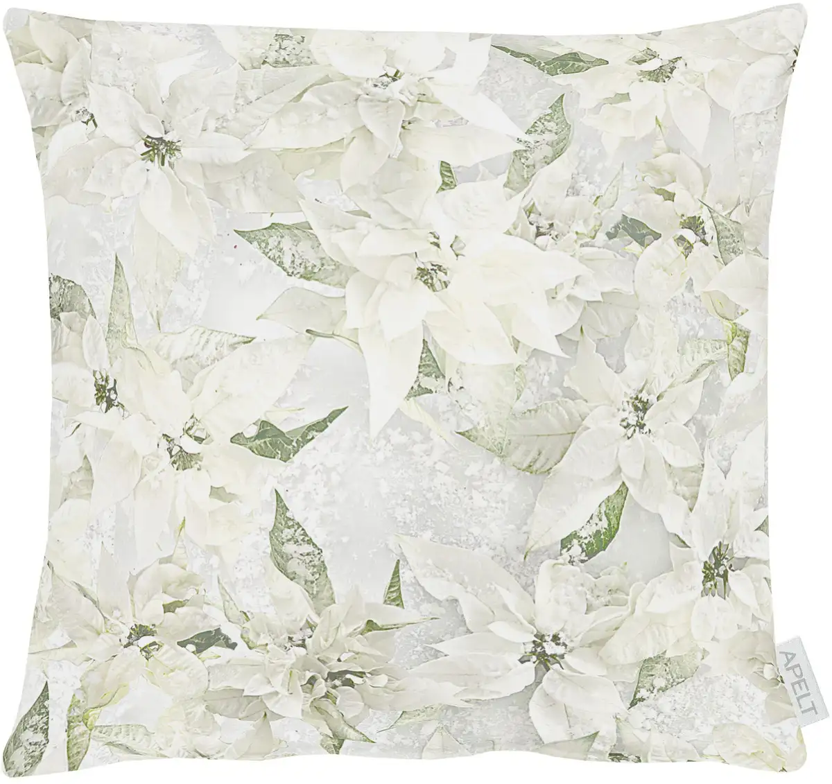 

АПЕЛЬТ декоративная подушка "3614", чехол с наполнителем, 1 шт APELT 39х39 см, белый