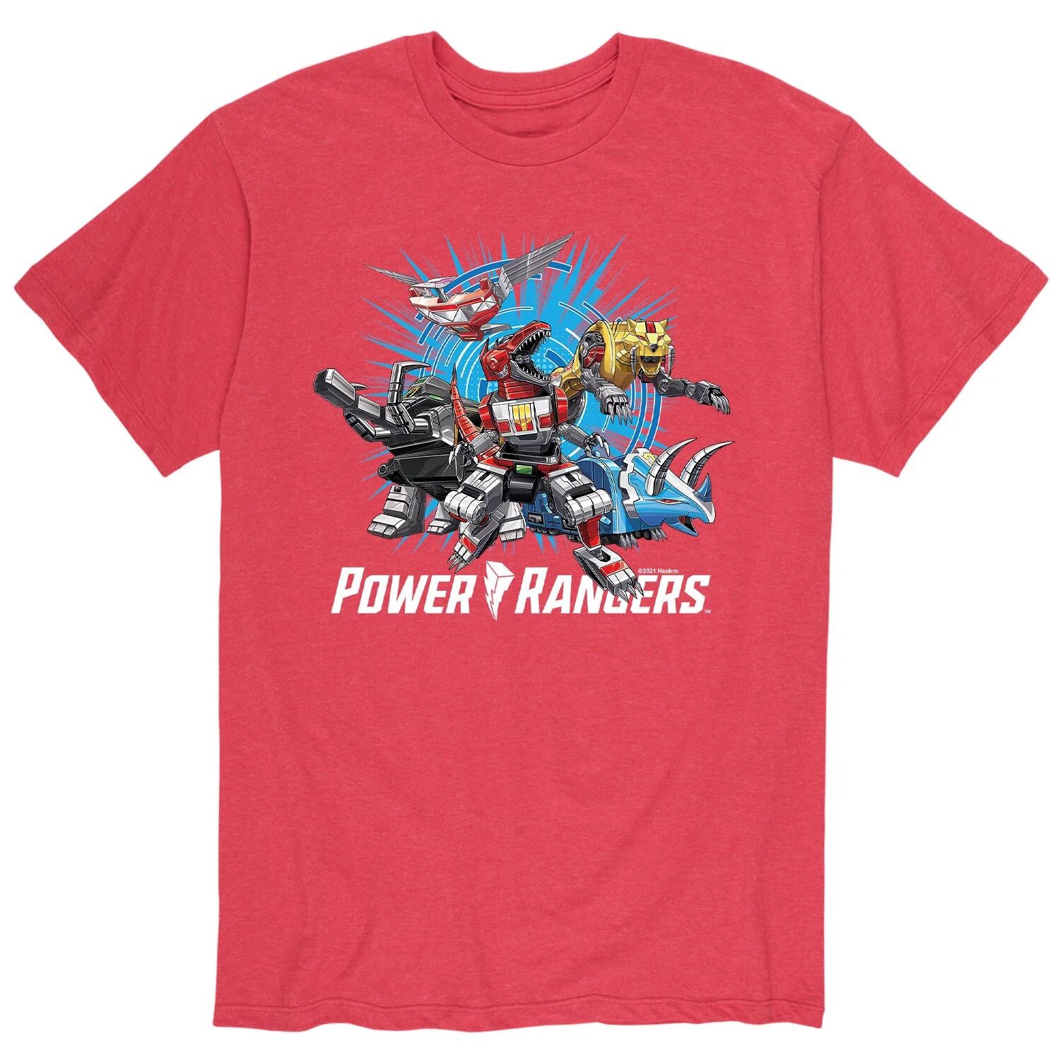 

Мужская футболка Power Rangers Zords Licensed Character, Красный, Мужская футболка Power Rangers Zords Licensed Character