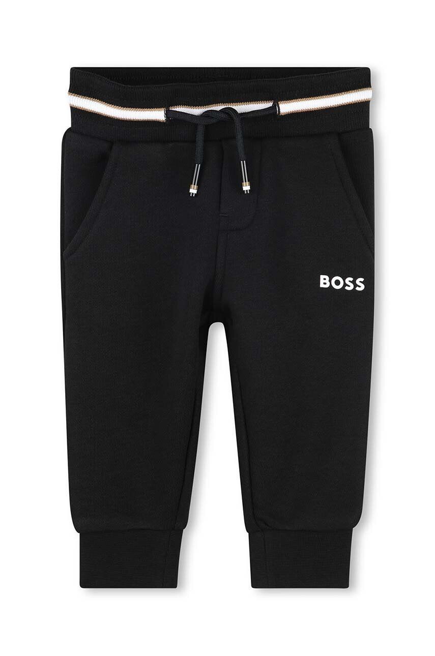 

Спортивные брюки BOSS для маленьких мальчиков, черный