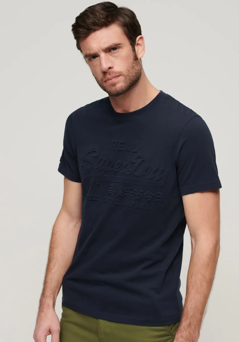 

Футболка Superdry "Футболка с тиснением VL", цвет морской волны