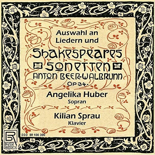 

CD диск Shakespeare / Huber / Sprau: Shakespeares Sonnets & Lieder