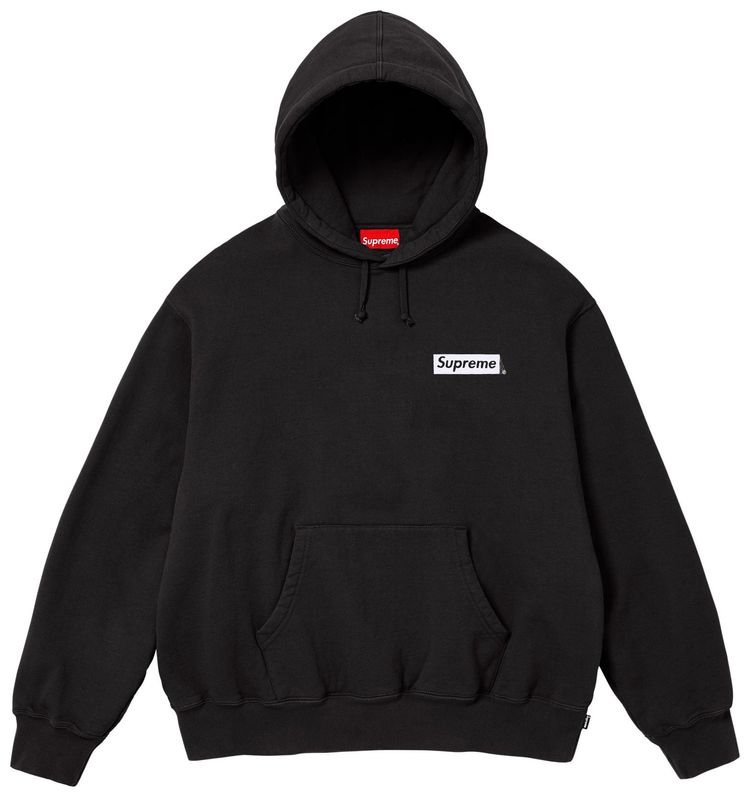 

Supreme Толстовка с капюшоном «Верховный президент» черного цвета