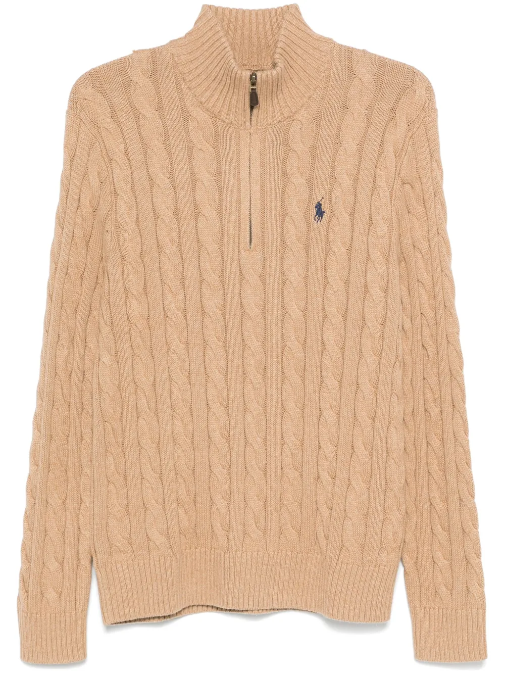 

Свитер фактурной вязки POLO RALPH LAUREN, коричневый
