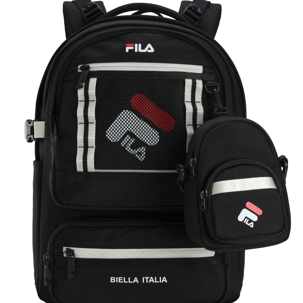 

FILA Оригинальный тканевый рюкзак унисекс угольно-черный, Jet Black
