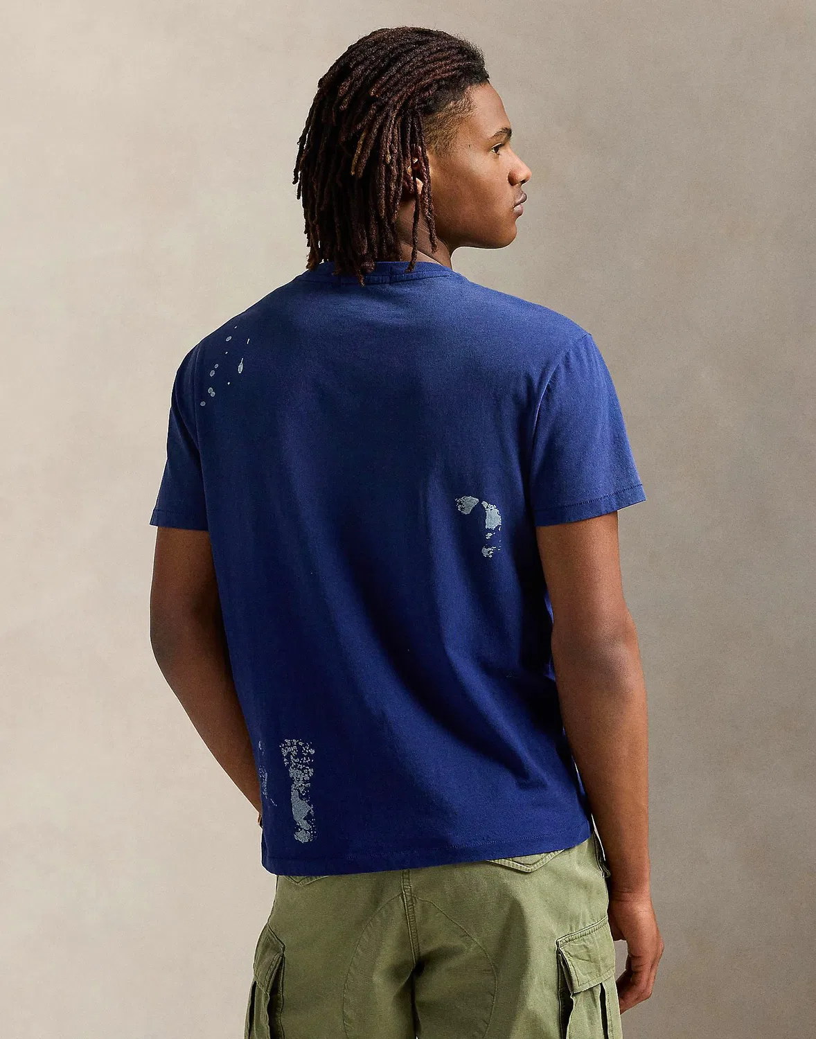 Футболка с принтом CLASSIC FIT JERSEY GRAPHIC T-SHIRT POLO RALPH LAUREN синяя — фото 3