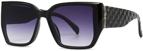 

Женские солнцезащитные очки квадратной формы большого размера в стиле «кошачий глаз», классические ретро-очки в уличном стиле, модель 2026 года MTZJH, C4