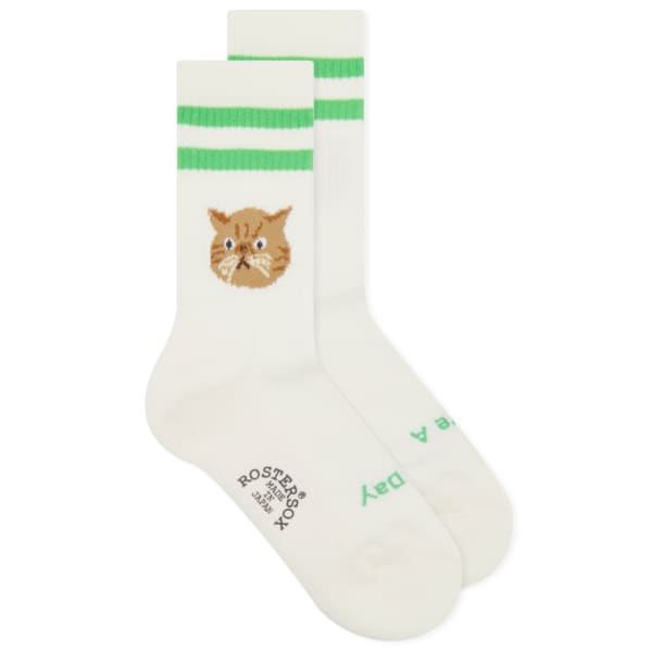 

Носки с котами Rostersox, зеленый