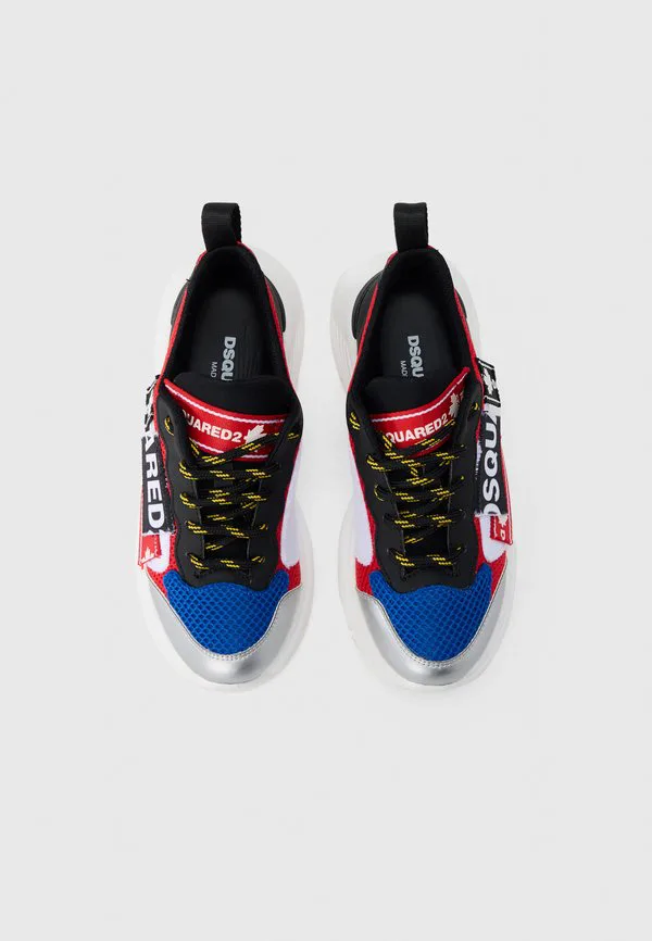 Кроссовки унисекс Dsquared2, Red/Silver-Coloured/Cobalt/Black/White — фото 4