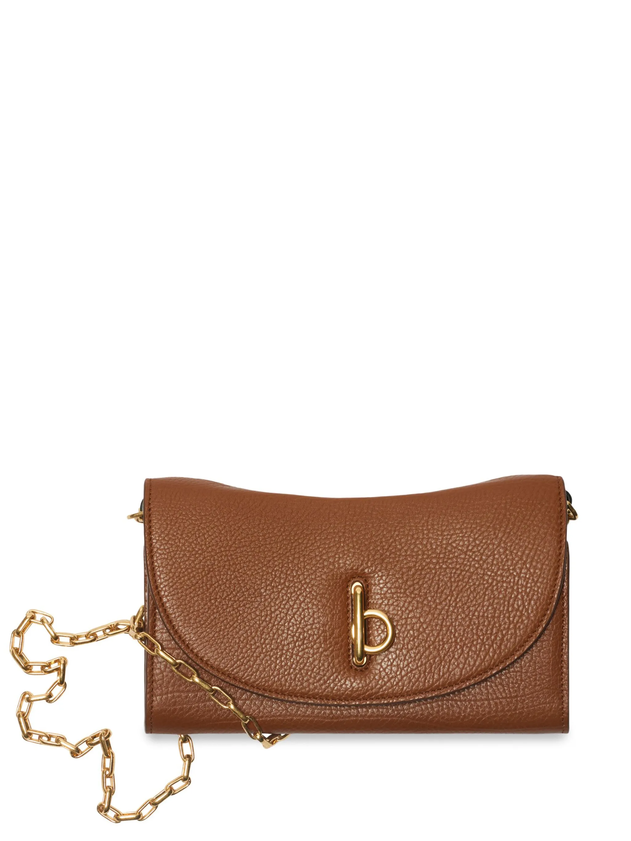 

Кошелек с цепочкой Burberry, коричневый