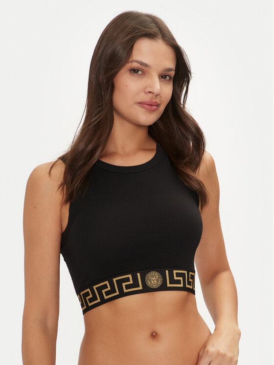 

Облегающий бюстгальтер 1008598 1A10011 Versace, черный