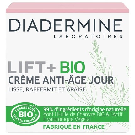 

Био антивозрастной крем для лица Diadermine Lift+, 99% натуральных ингредиентов, 50 мл