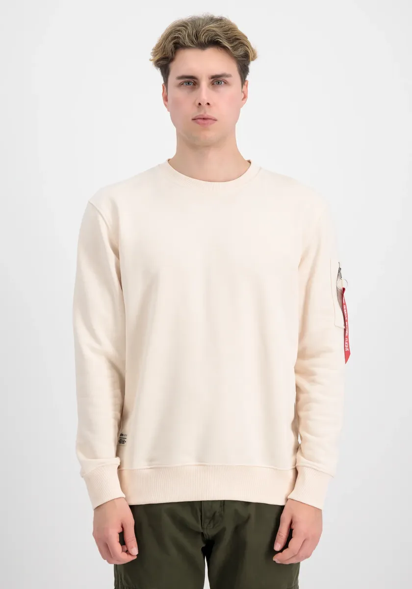 

Свитер Alpha Industries " Alpha Industries Мужчины - Толстовки USN Blood Chit Sweater ", цвет Jet Stream White