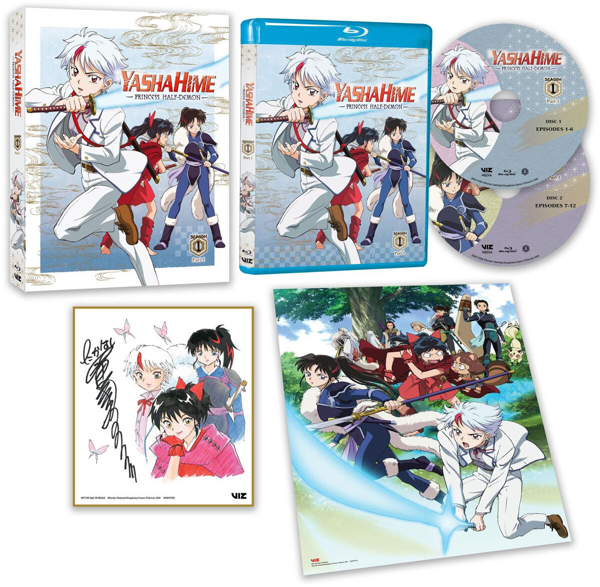 

Blu-Ray диск Yashahime Princess Half-Demon Season 1 Part 1 Limited Edition Blu-ray